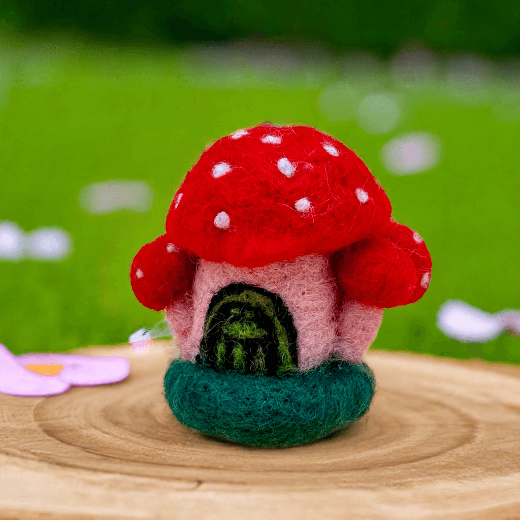 Anhänger Pilz rot