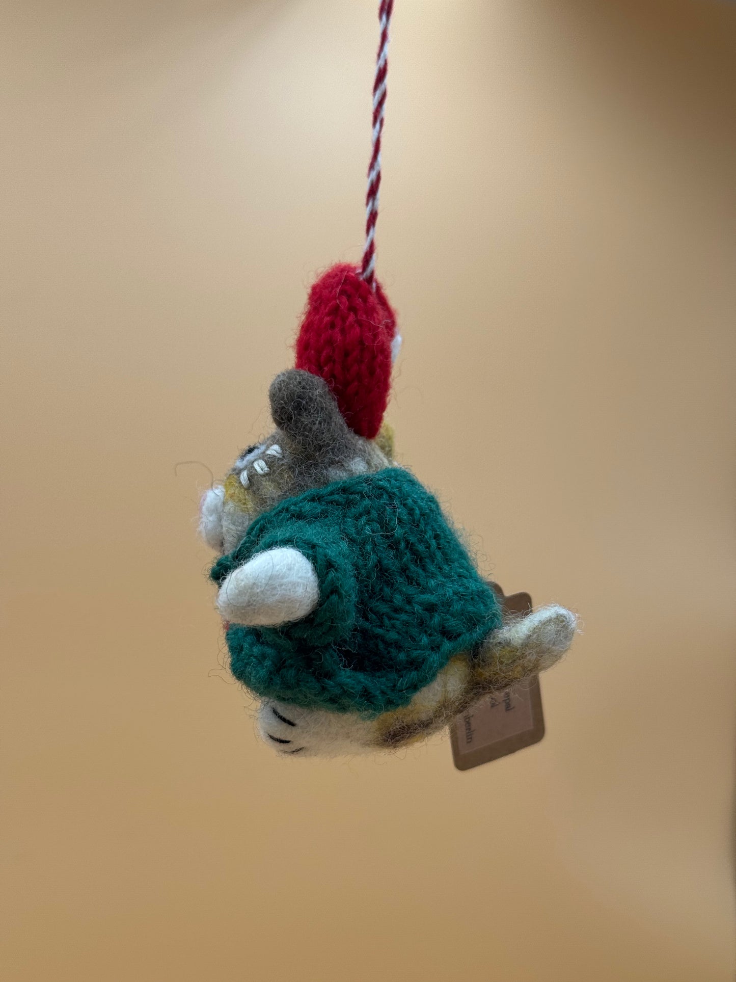 Filzanhänger Schlüsselanhänger Weihnachten Maus