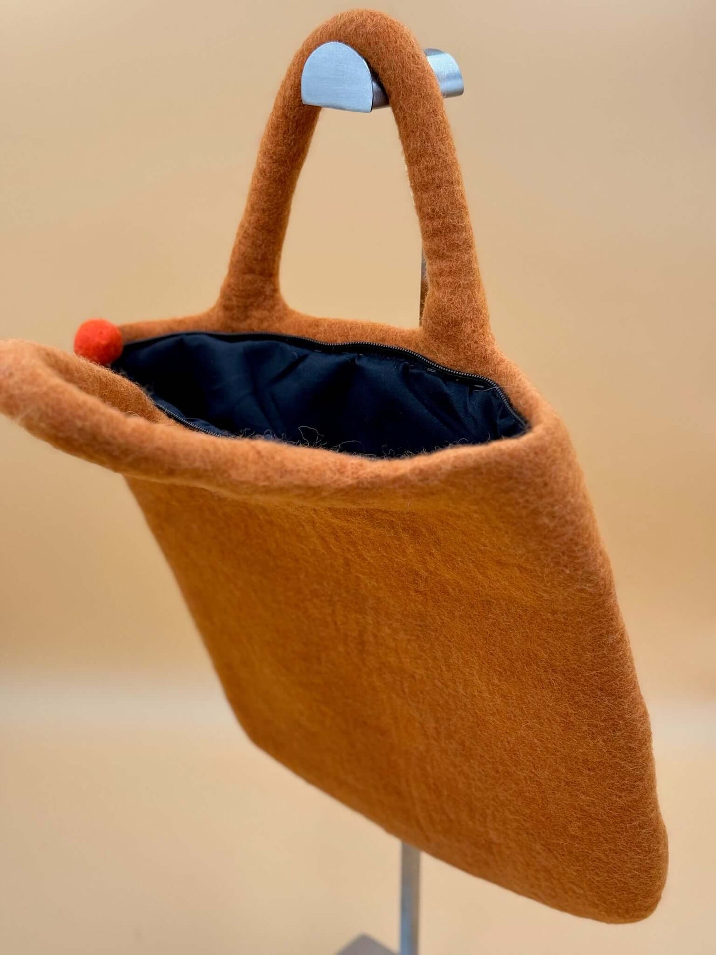 Handtasche Filztasche Size L Large Bag Katze mit Lätzchen