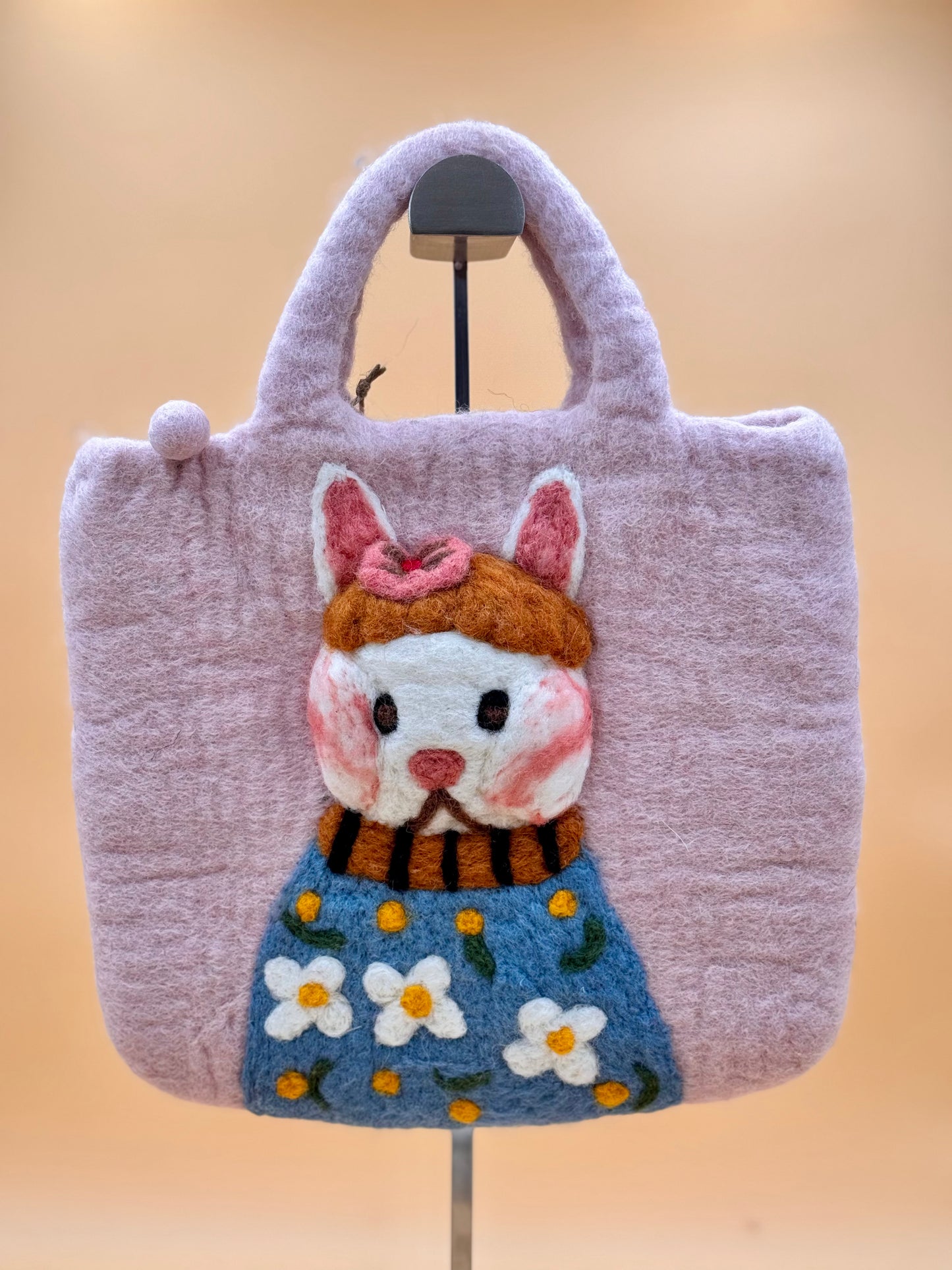 Handtasche Filztasche Size M Large Bag Hase