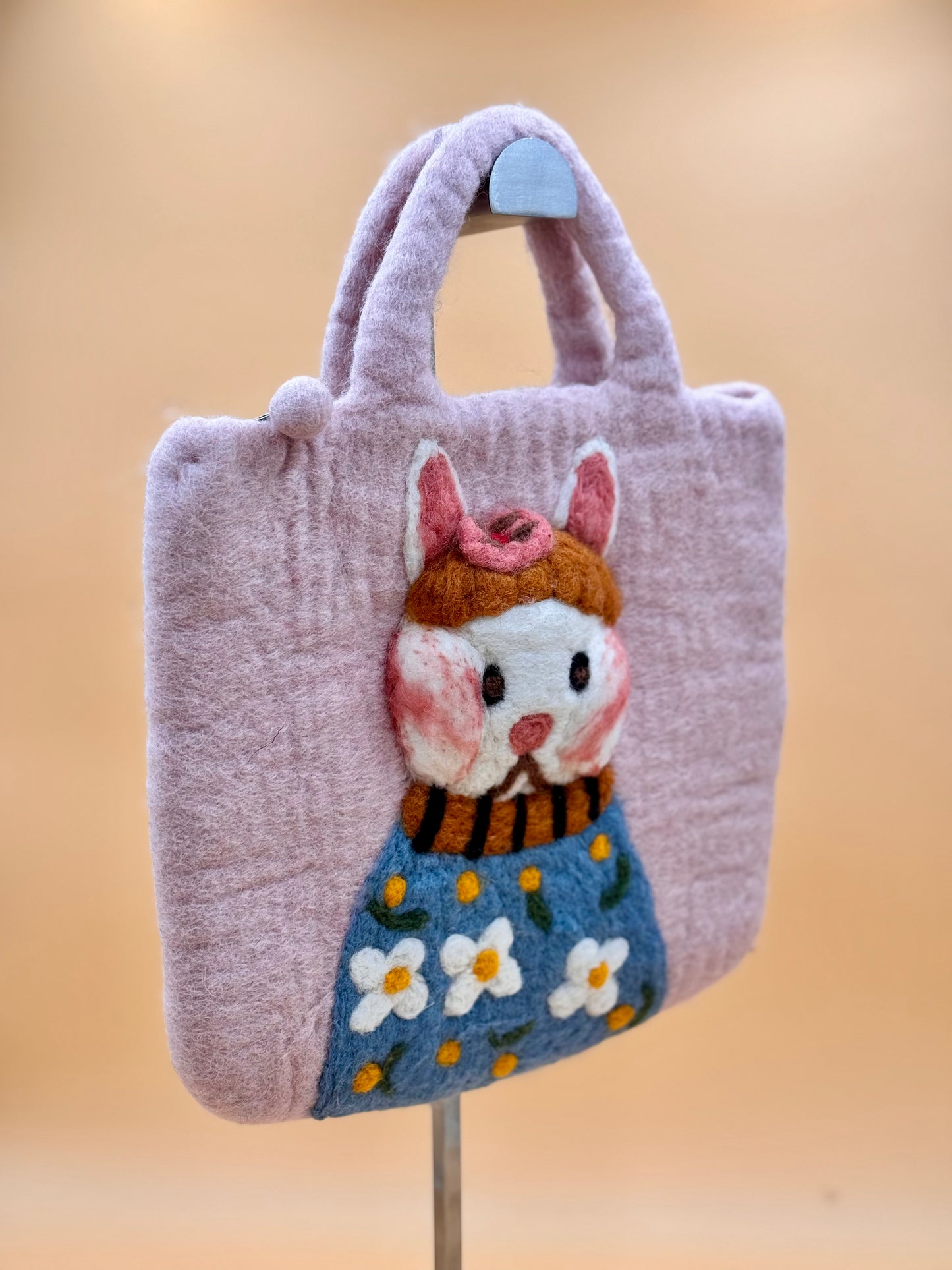 Handtasche Filztasche Size M Large Bag Hase