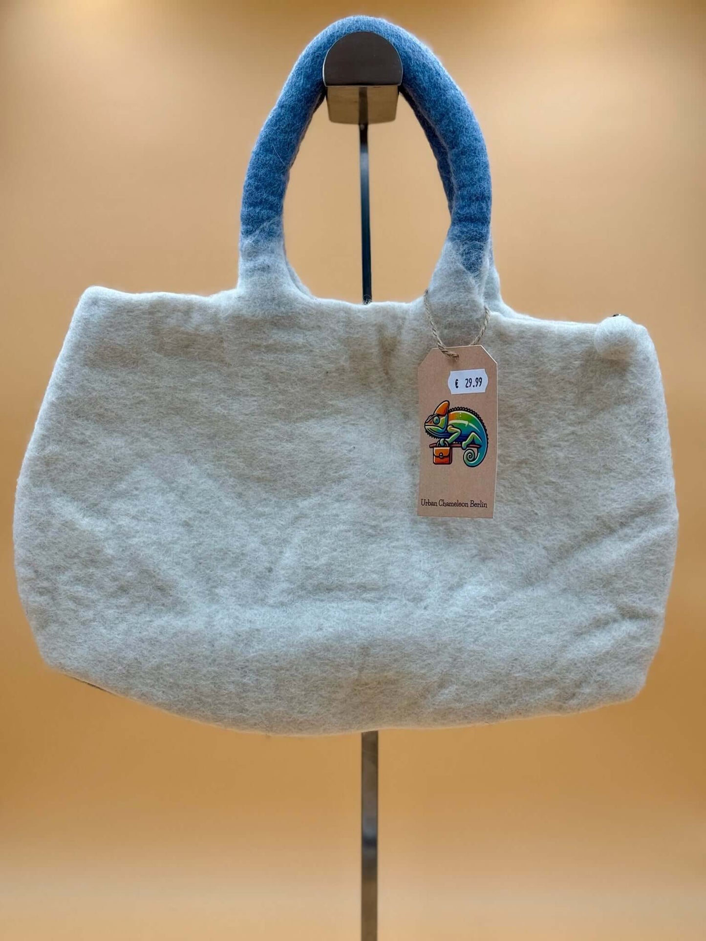 Handtasche Filztasche Size M Totes Bag Bär mit Brille