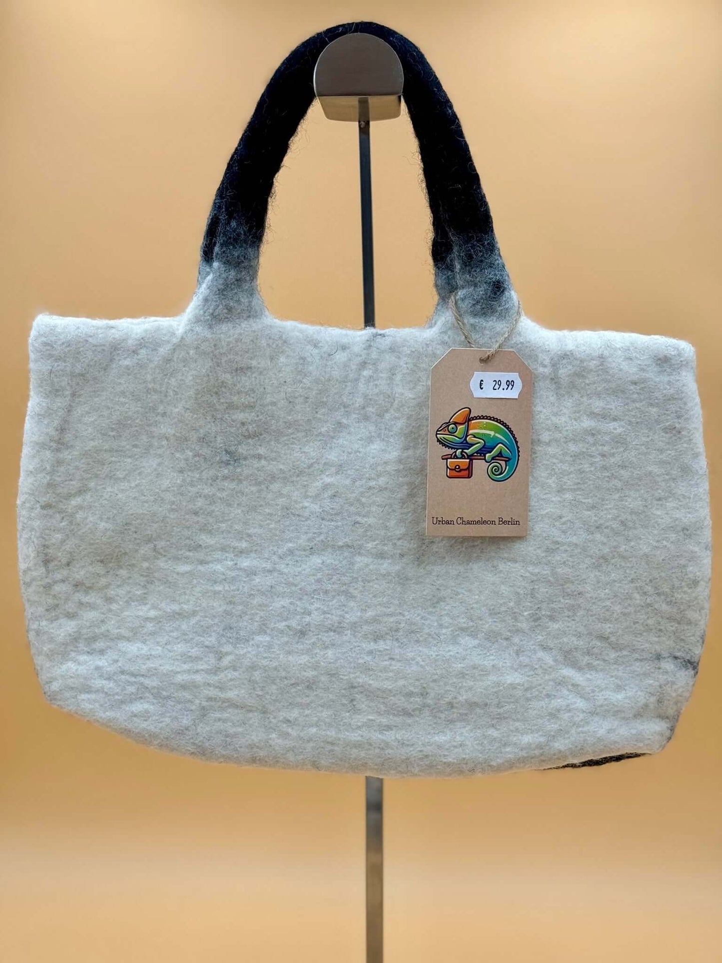 Handtasche Filztasche Size M Totes Bag Katze mit Brille