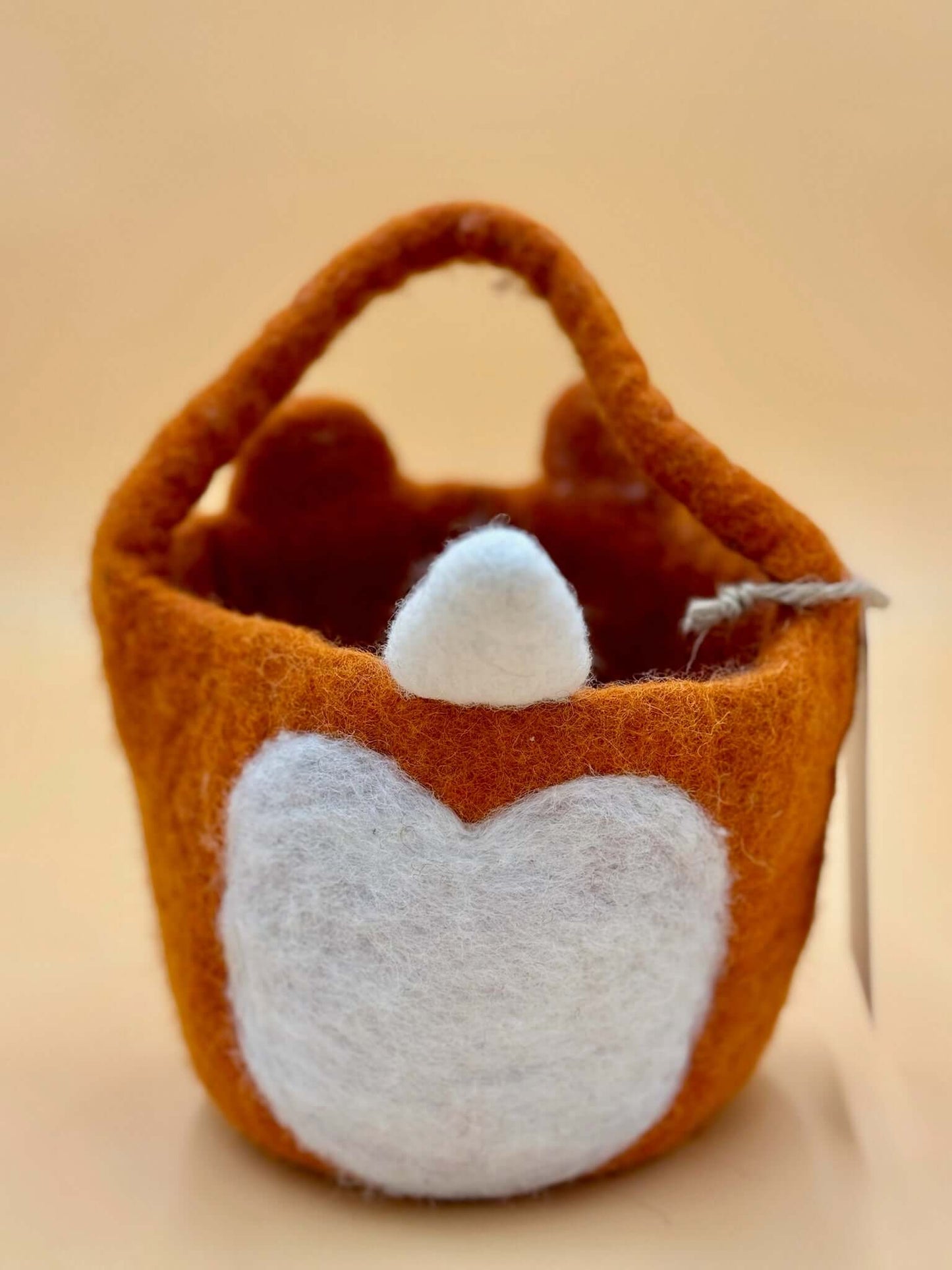 Handtasche Filztasche Size XS Egg Bag Körbchen Corgi