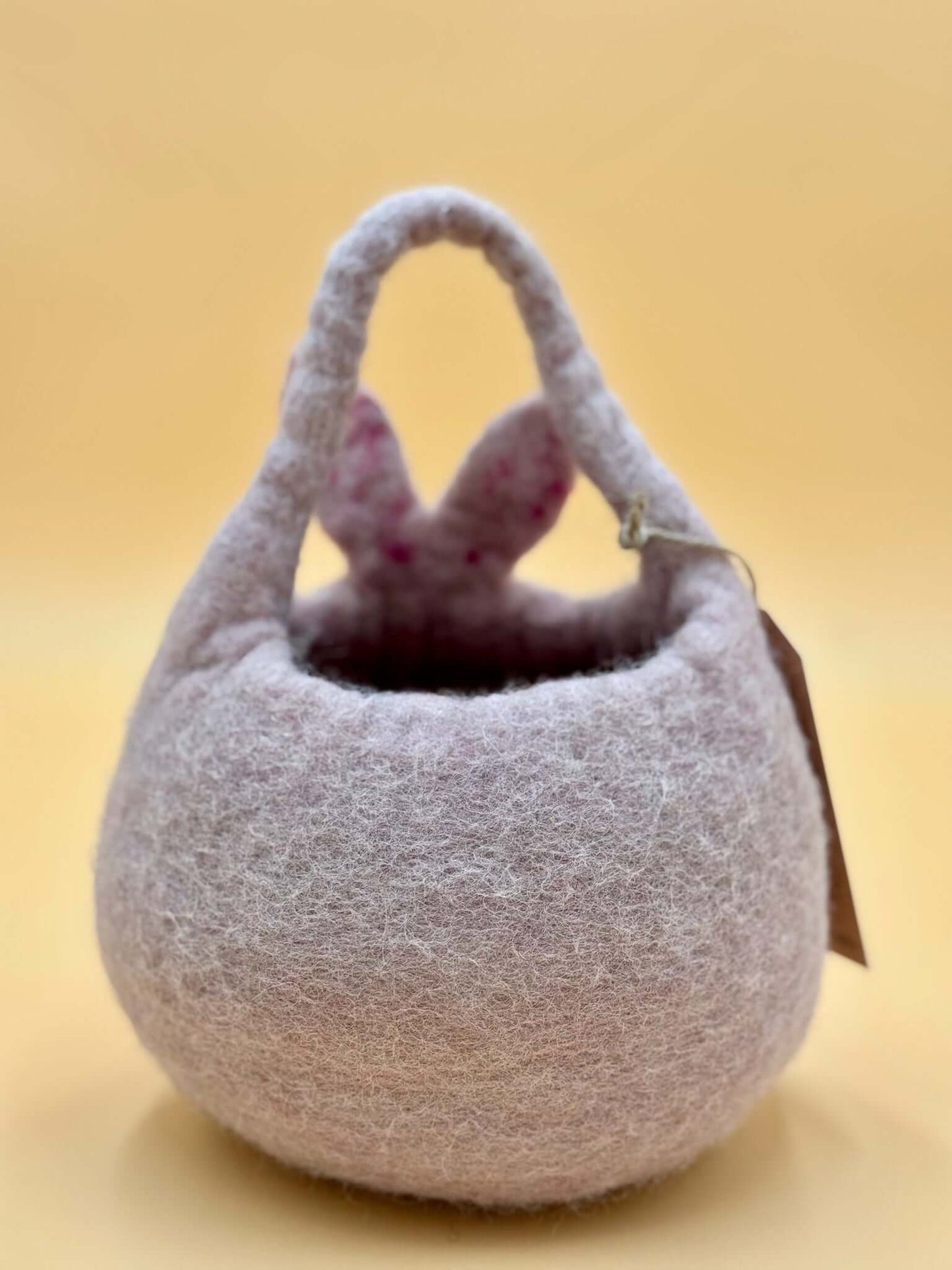 Handtasche Filztasche Size XS Egg Bag Körbchen Hase pink