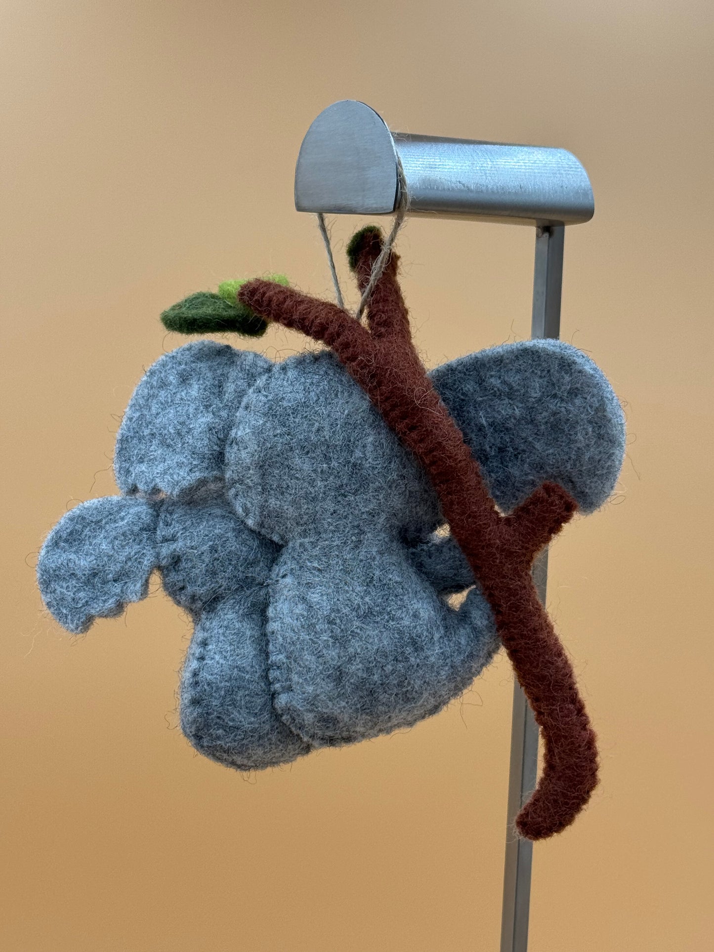 Filzanhänger Schlüsselanhänger Koala Mama mit Baby