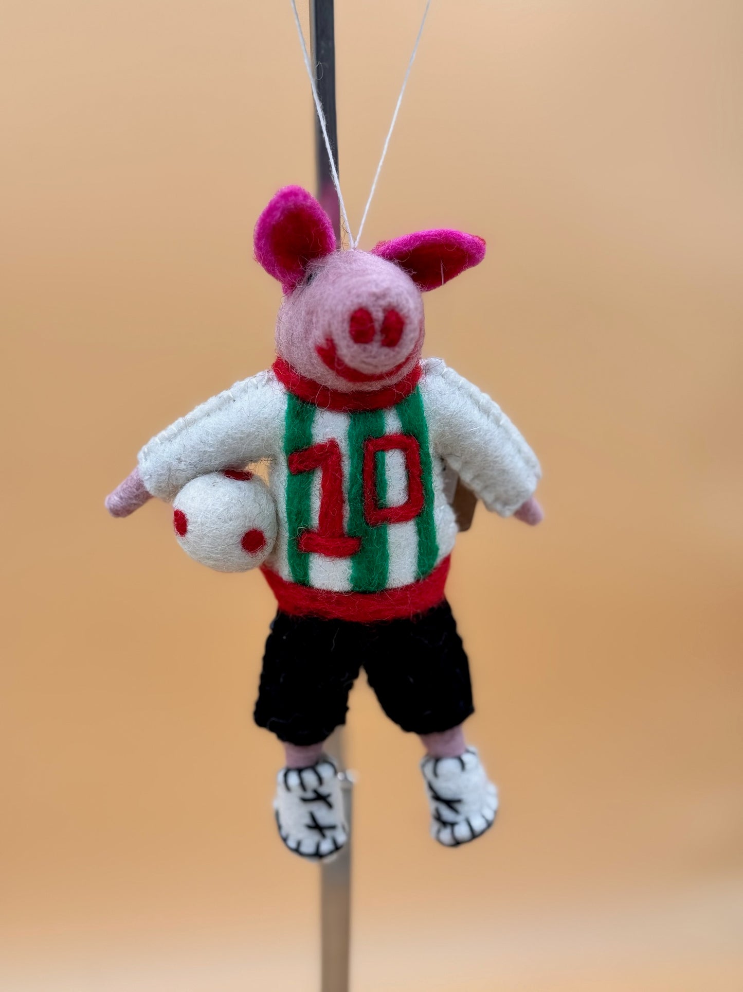 Anhänger Tiere Füßballspieler Schwein - urbanchameleonberlin