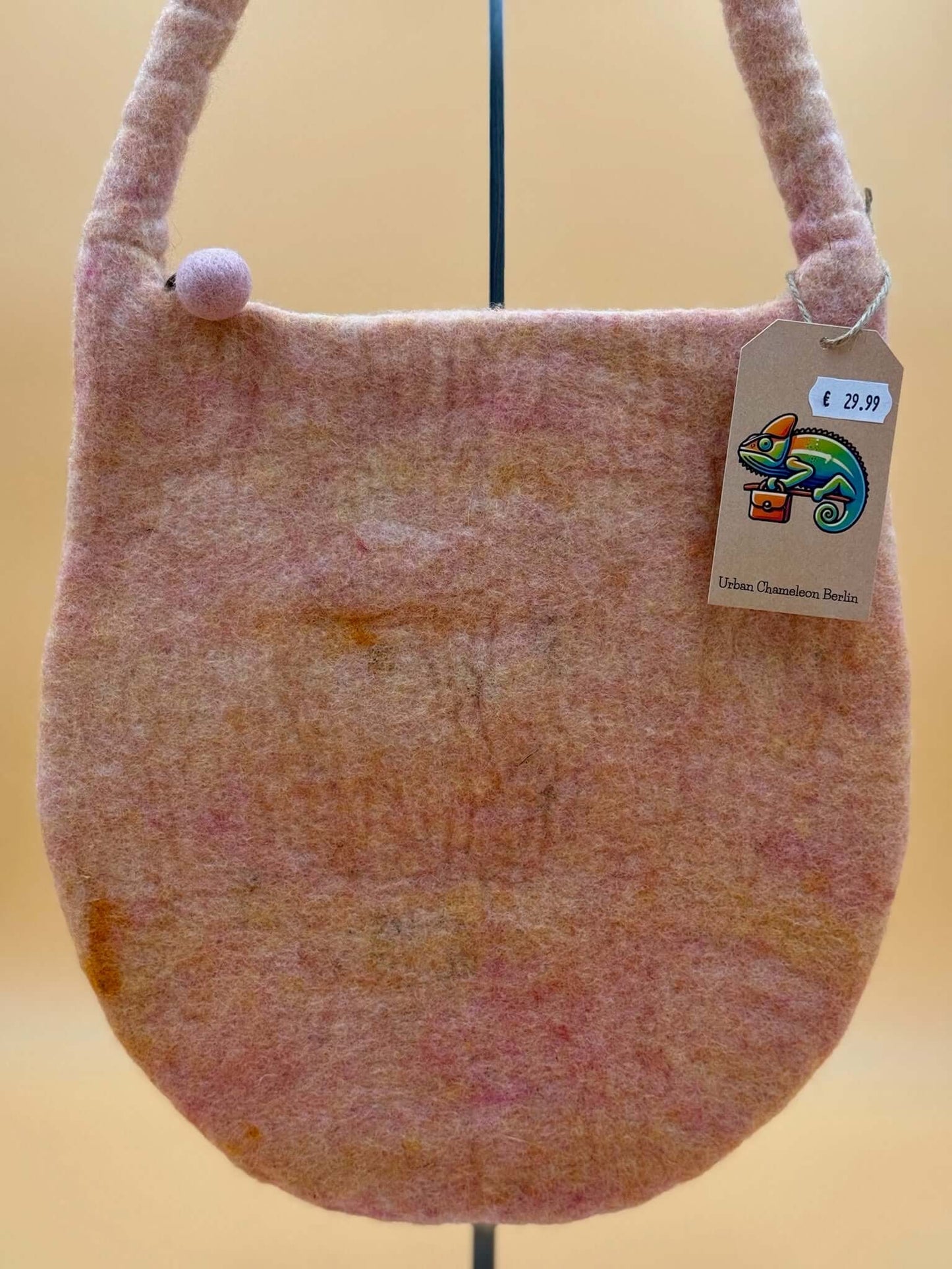 Schultertasche Filztasche Size M Baguette Bag Schaf mit Hut