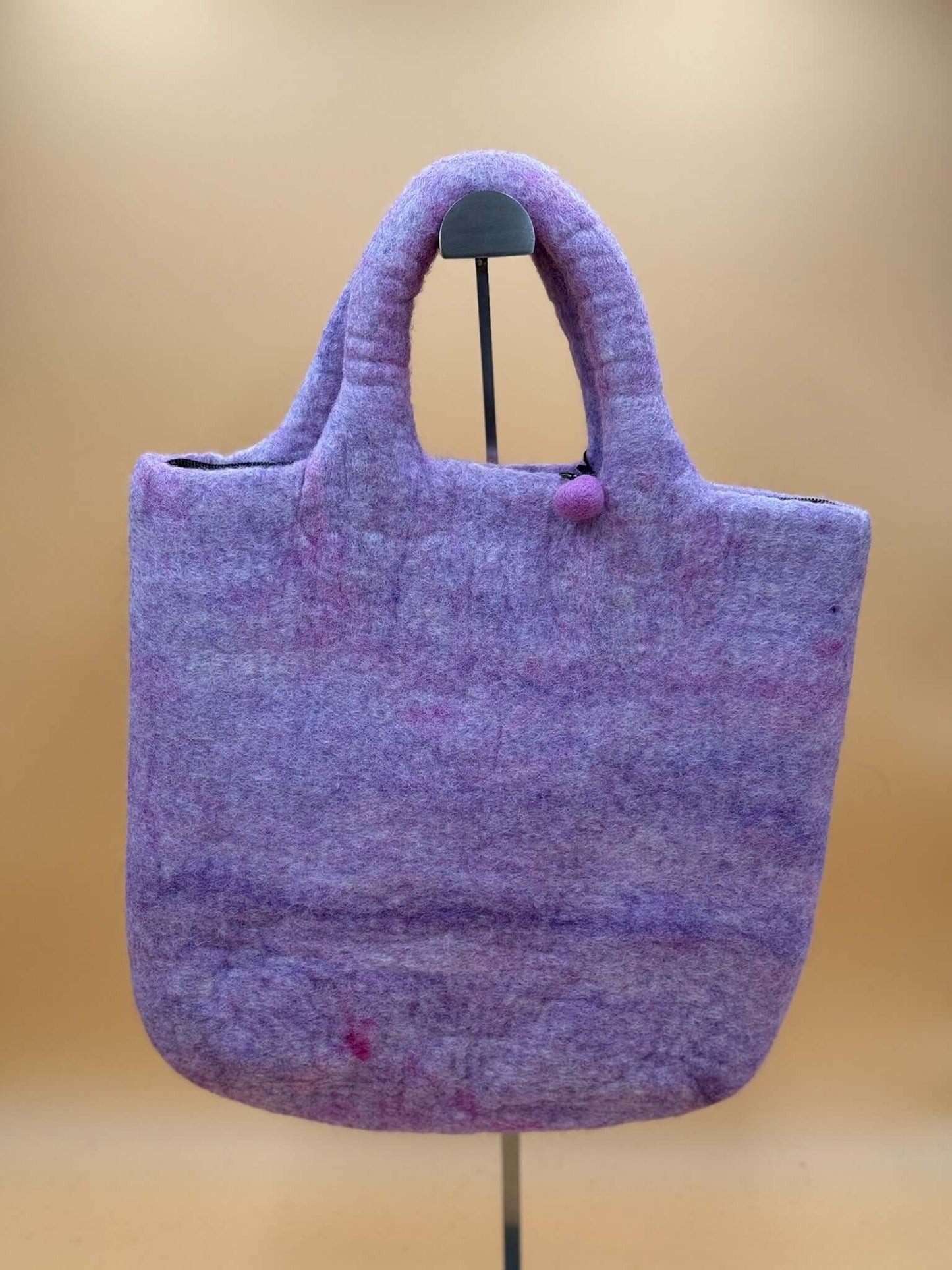 Handtasche Filztasche Size L Large Bag Katze - urbanchameleonberlin