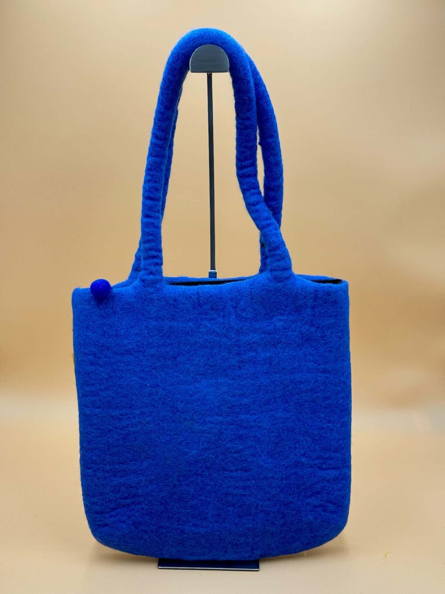 Schultertasche Filztasche L Shopper sechs Katzen - urbanchameleonberlin
