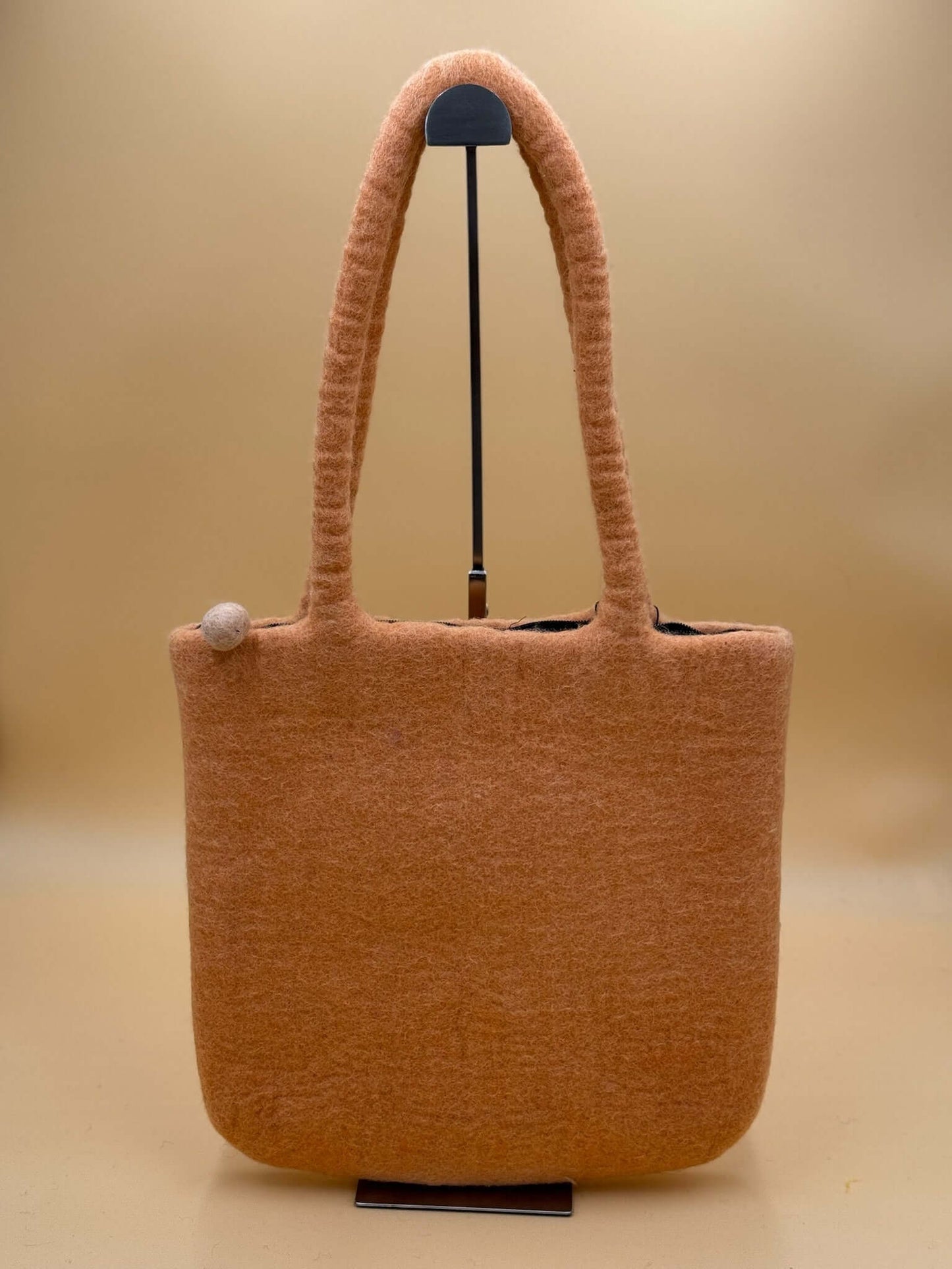 Schultertasche Filztasche Size L Shopp Katze mit Pflanzen - urbanchameleonberlin