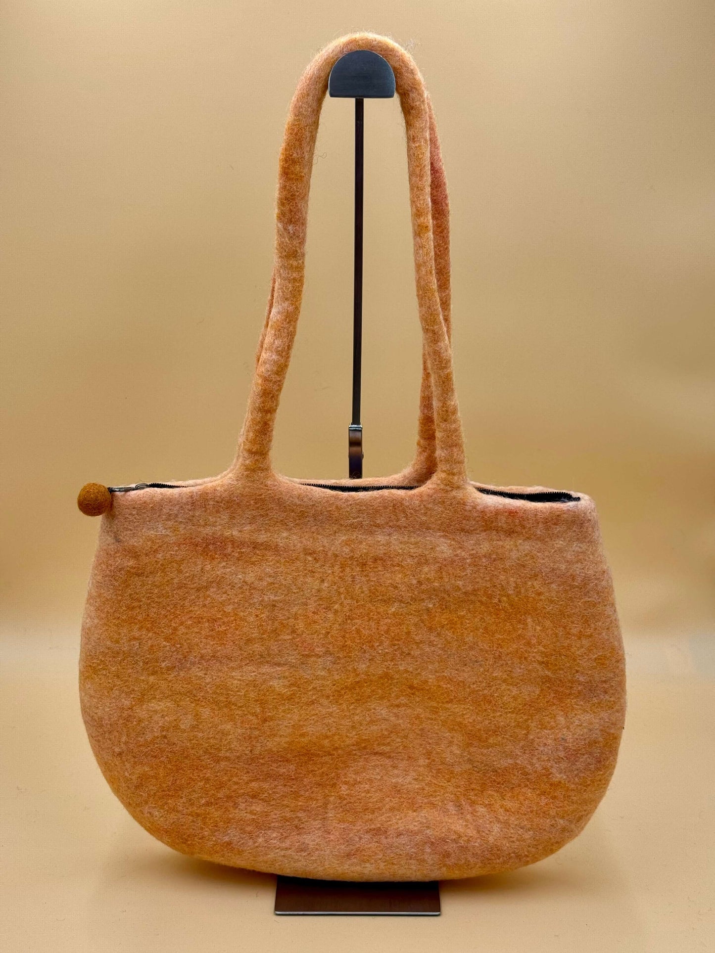 Schultertasche Filztasche Size L Totes Bag coole Katze - urbanchameleonberlin