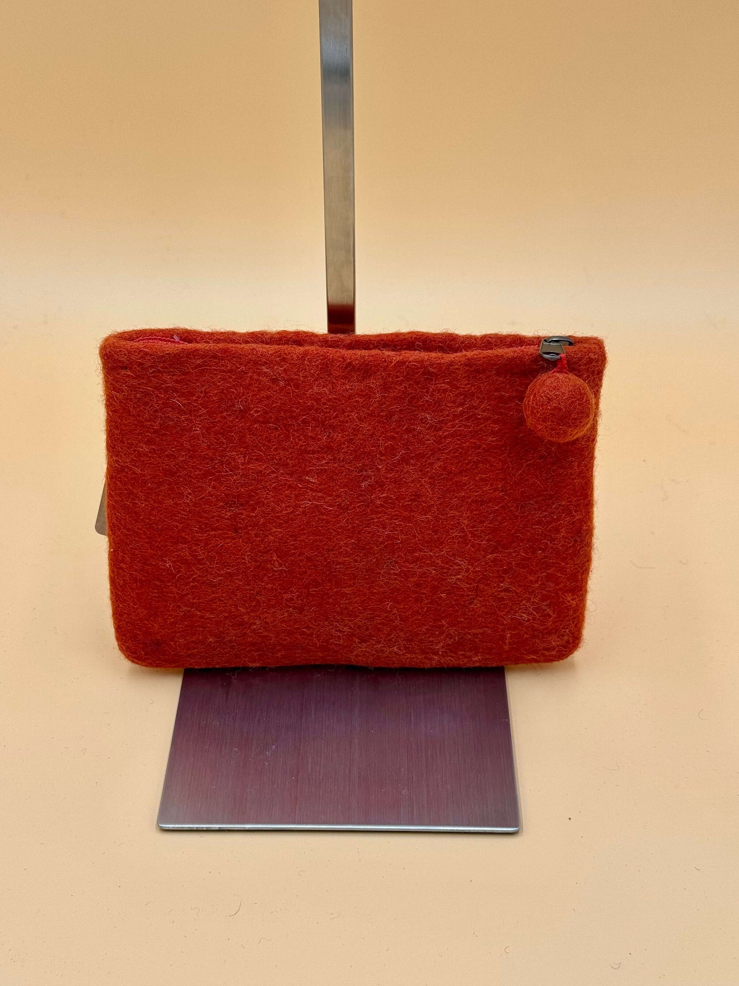 Geldbörse Filztasche Size M Touch Häuschen - urbanchameleonberlin