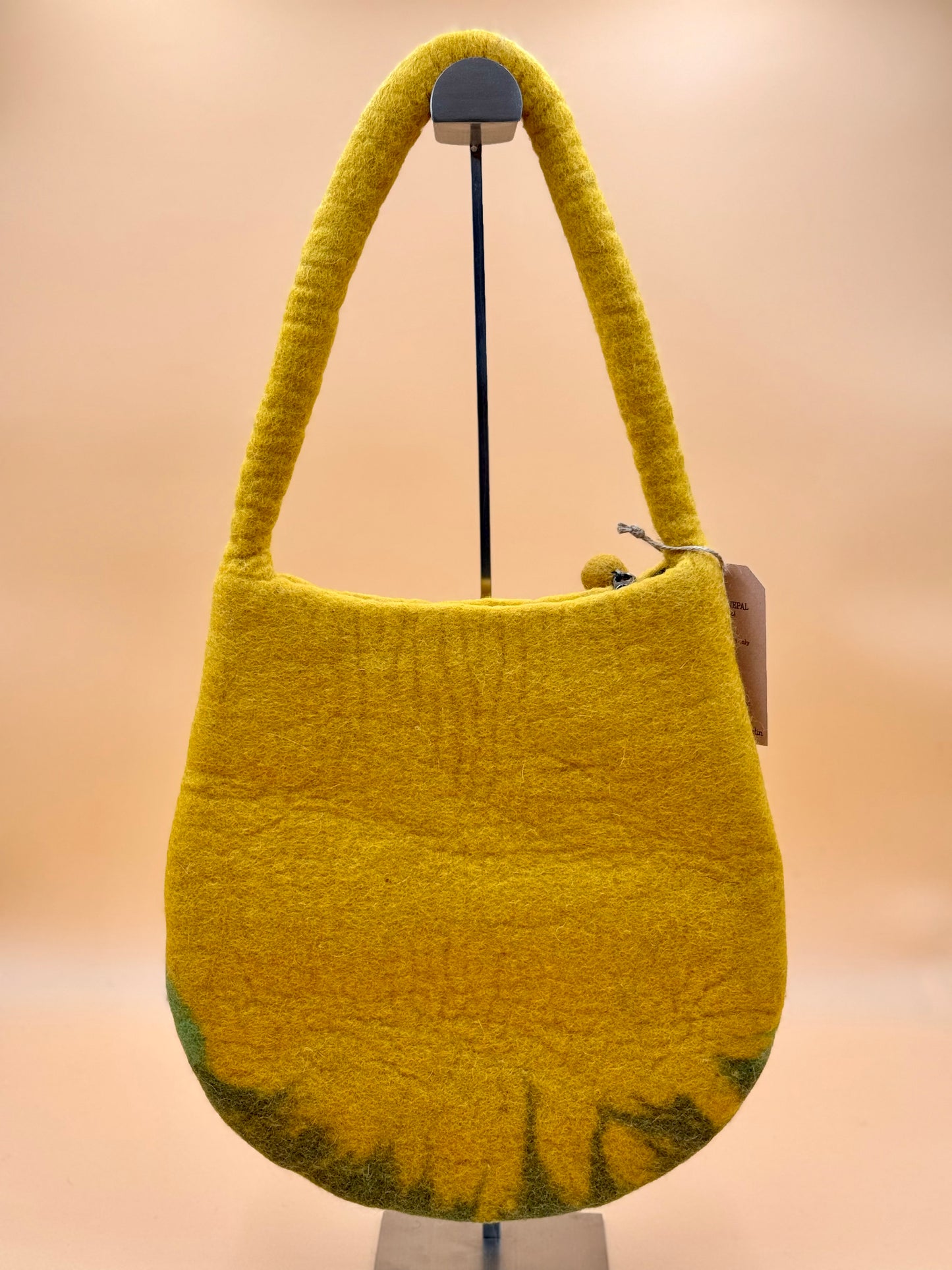 Schultertasche Filztasche Size M Baguette Bag Bär