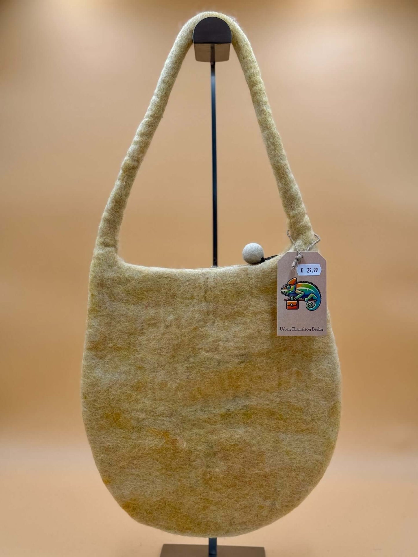 Schultertasche Filztasche Size M Baguette Bag Schaf mit Hut