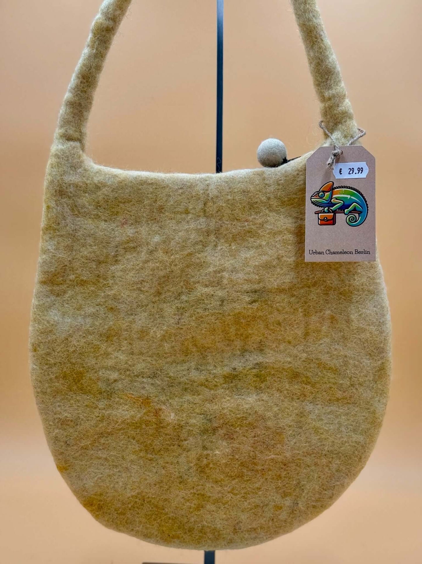 Schultertasche Filztasche Size M Baguette Bag Schaf mit Hut