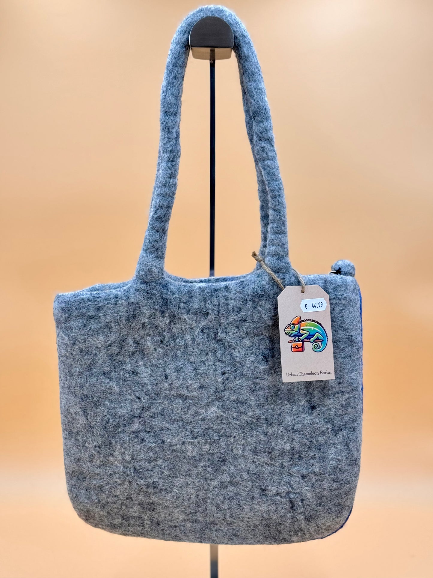 Schultertasche Filztasche Size M Shopper Bär