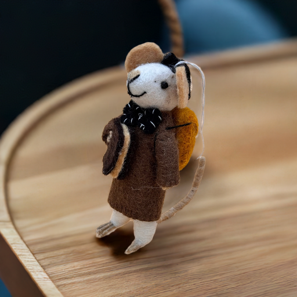 Anhänger Tier Maus Professor - urbanchameleonberlin