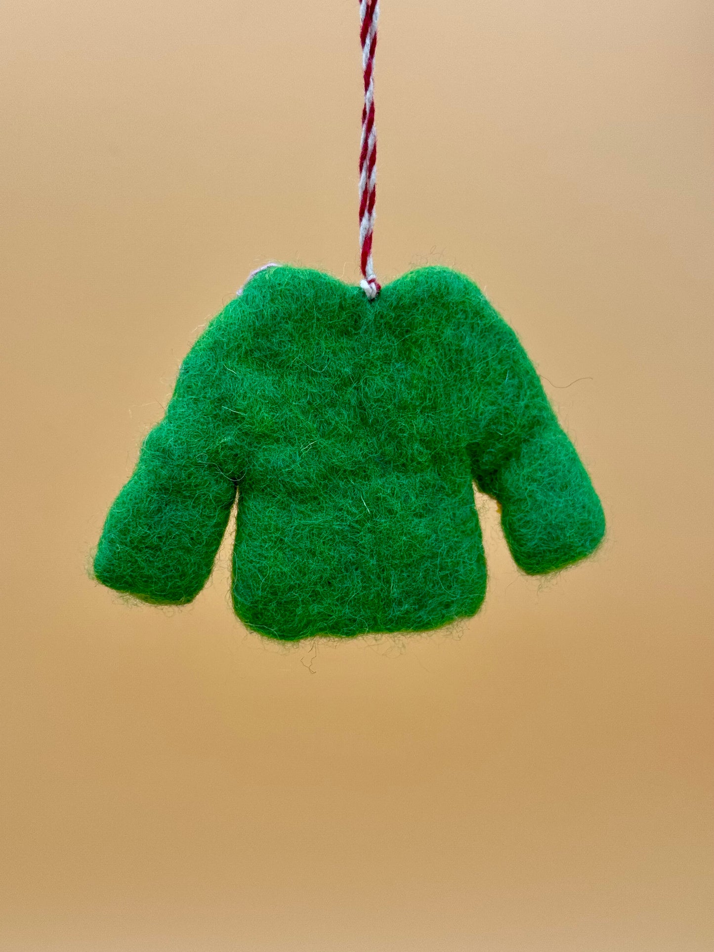 Filzanhänger Schlüsselanhänger Weihnachtspullover