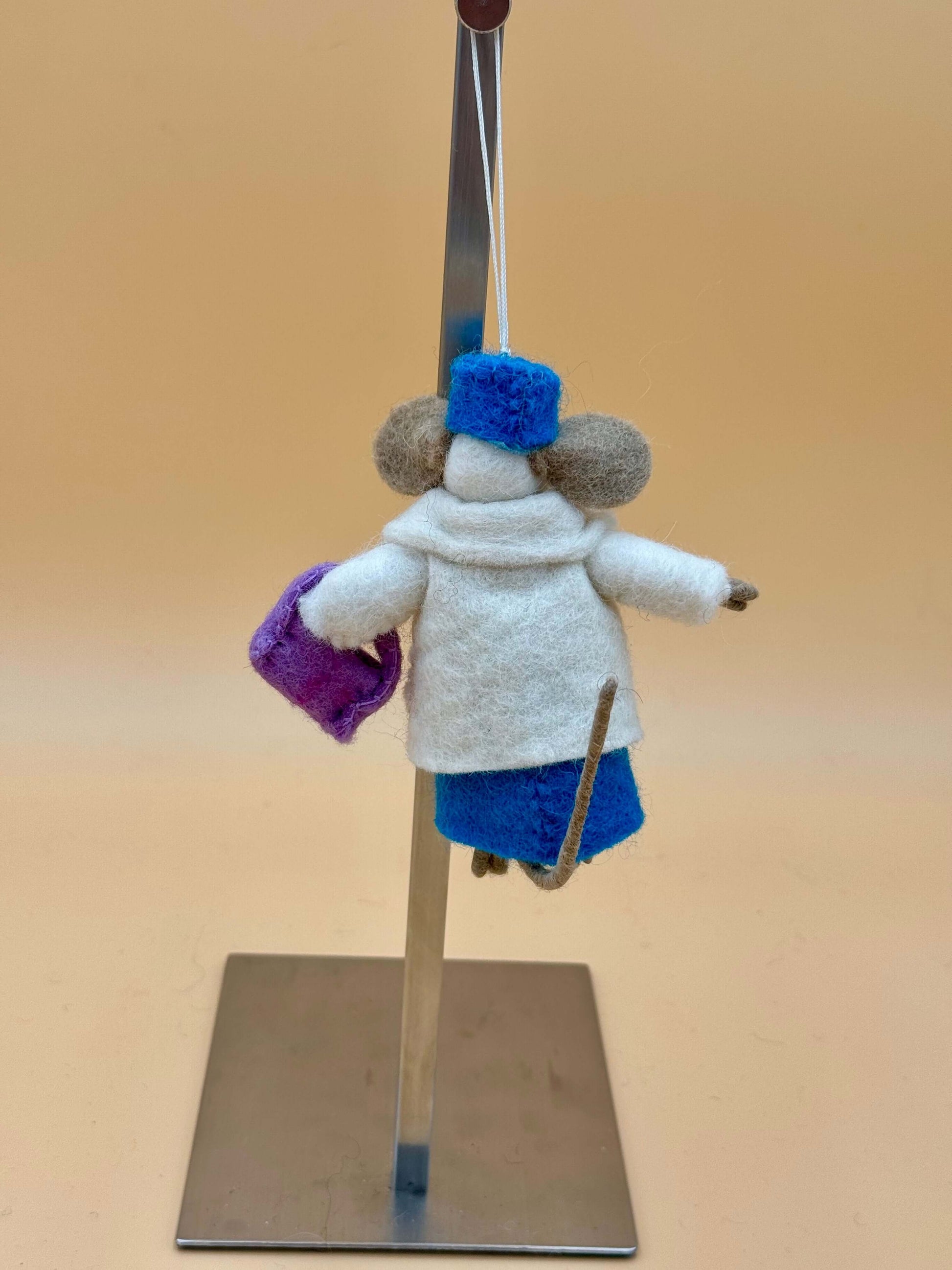 Filzanhänger Schlüsselanhänger Mode Maus mit Tasche
