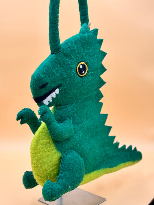 Handtasche Filztasche Size M Tierkörper Dino T-Rex