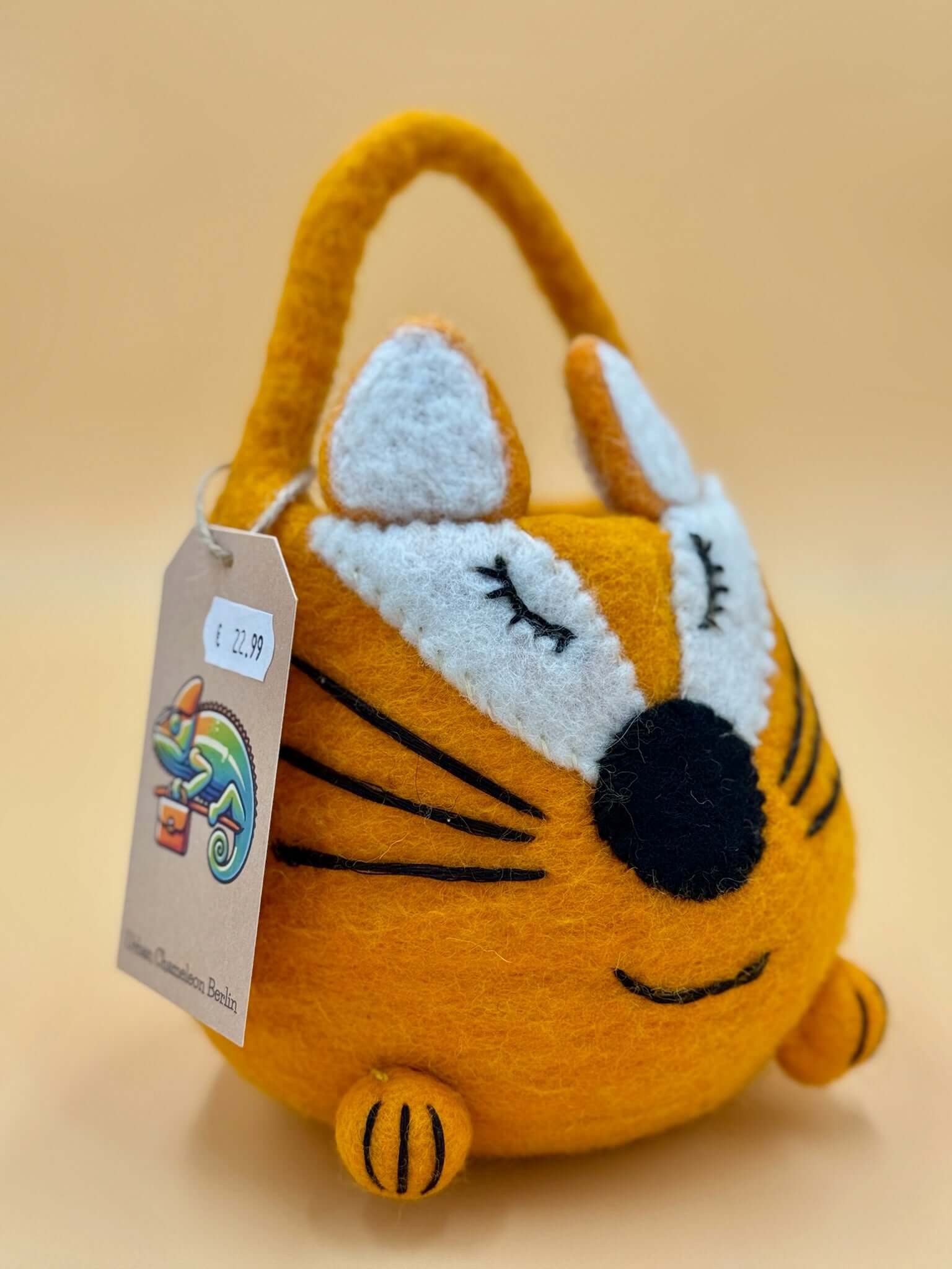 Handtasche Filztasche Size XS Egg Bag Körbchen Fuchs
