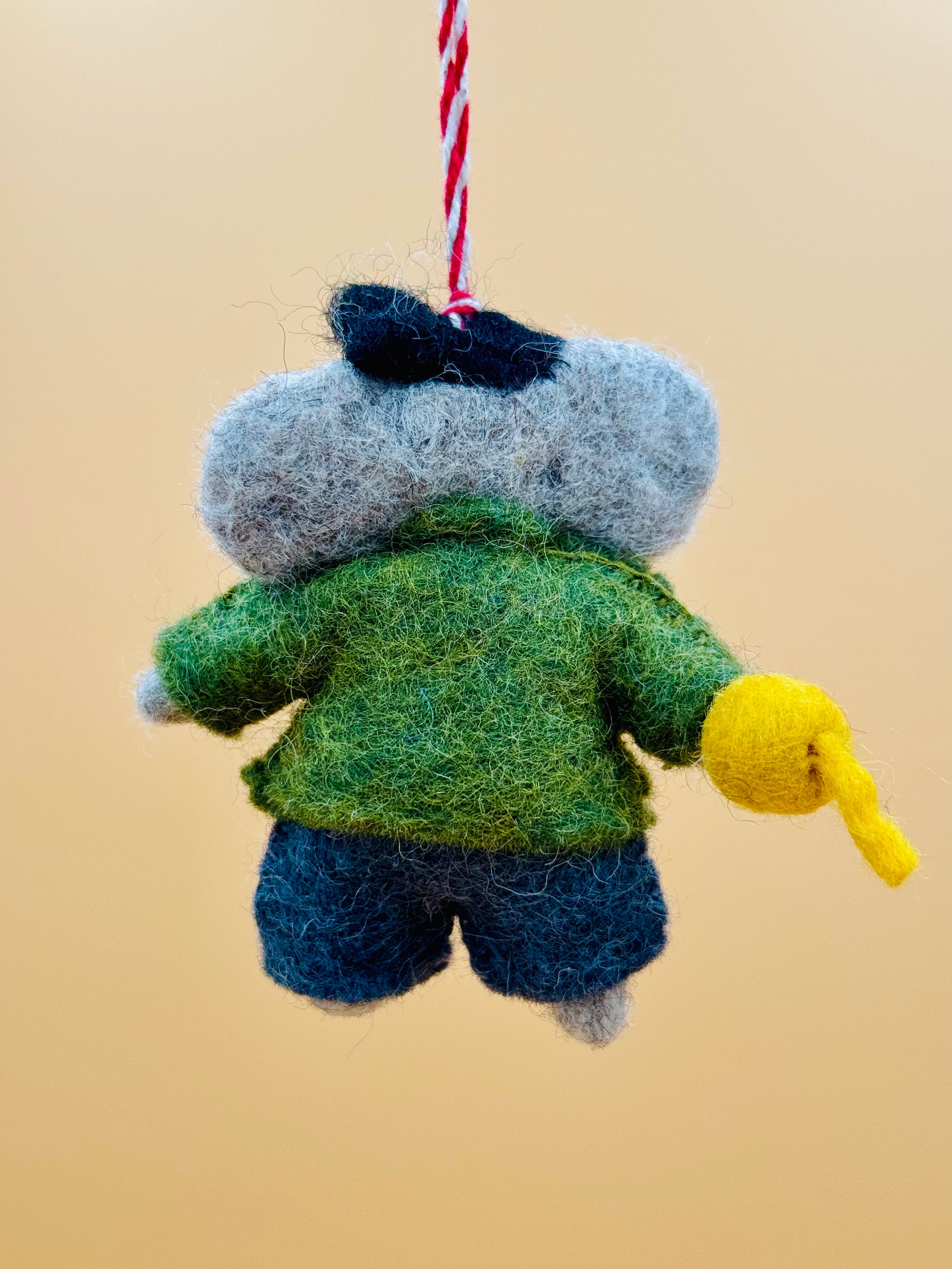 Filzanhänger Schlüsselanhänger kleiner Elefant