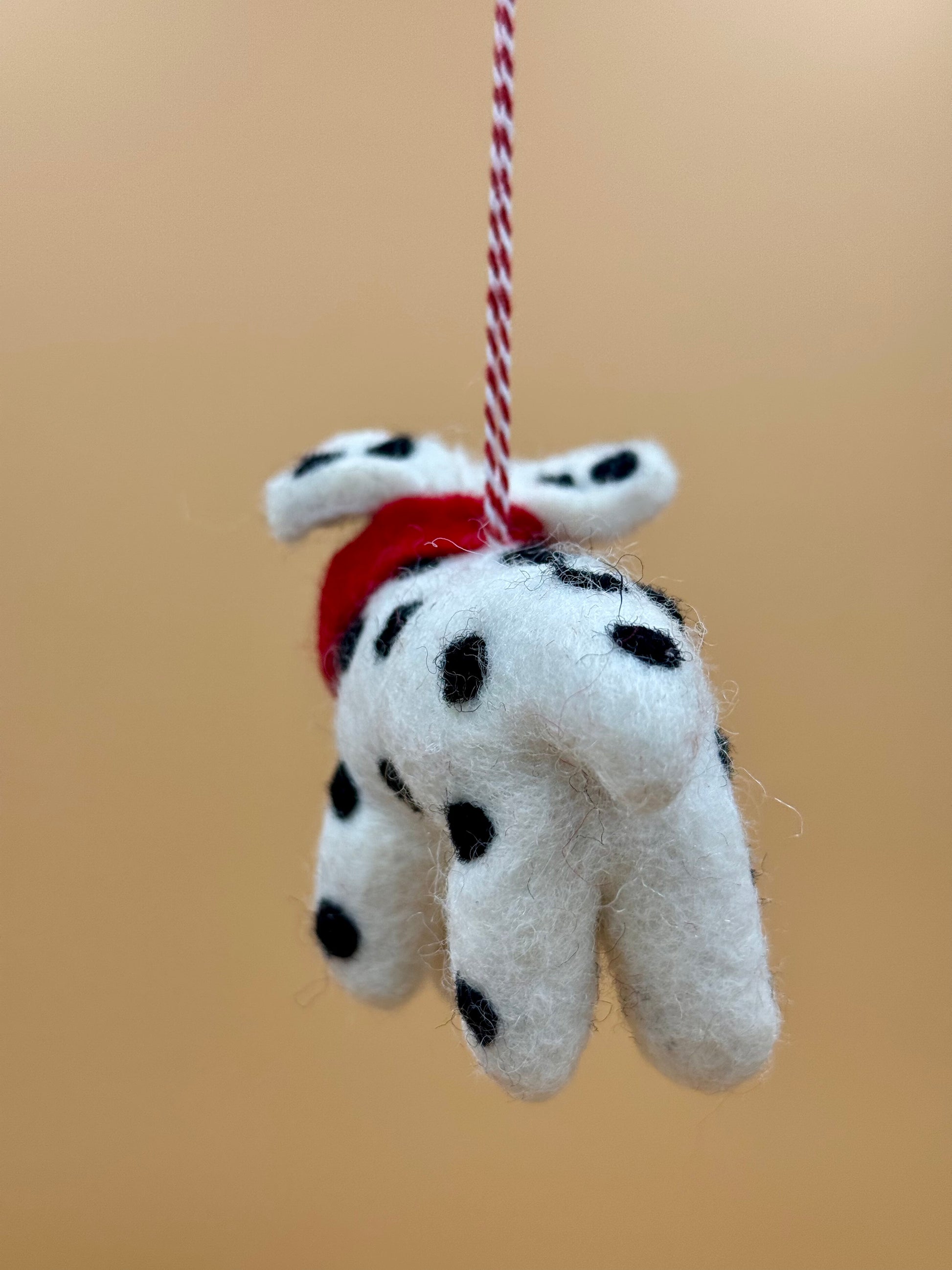 Filzanhänger Schlüsselanhänger Dalmatiner Hündchen 