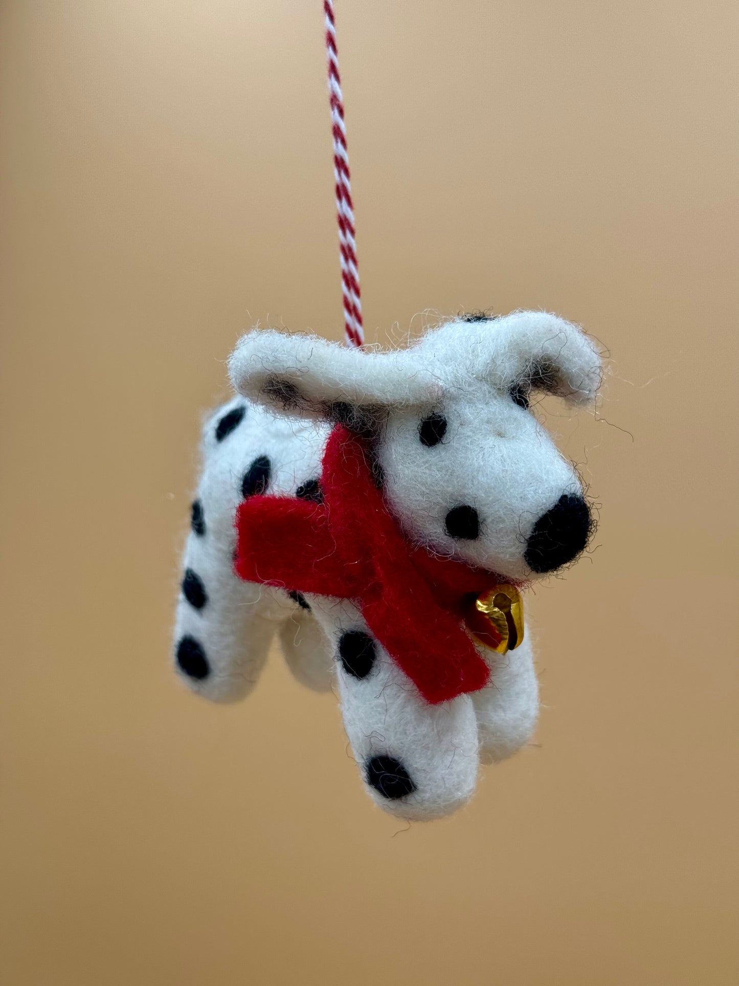 Filzanhänger Schlüsselanhänger Dalmatiner Hündchen 