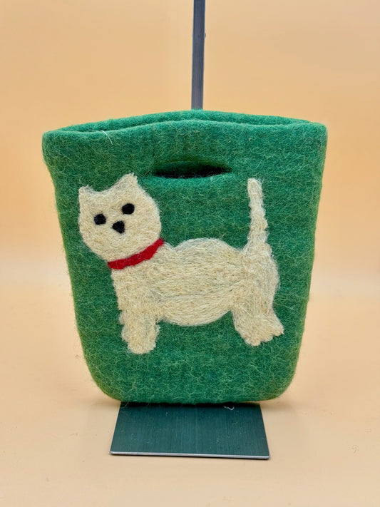 Handtasche Size S Bucket Bag Hund - urbanchameleonberlin