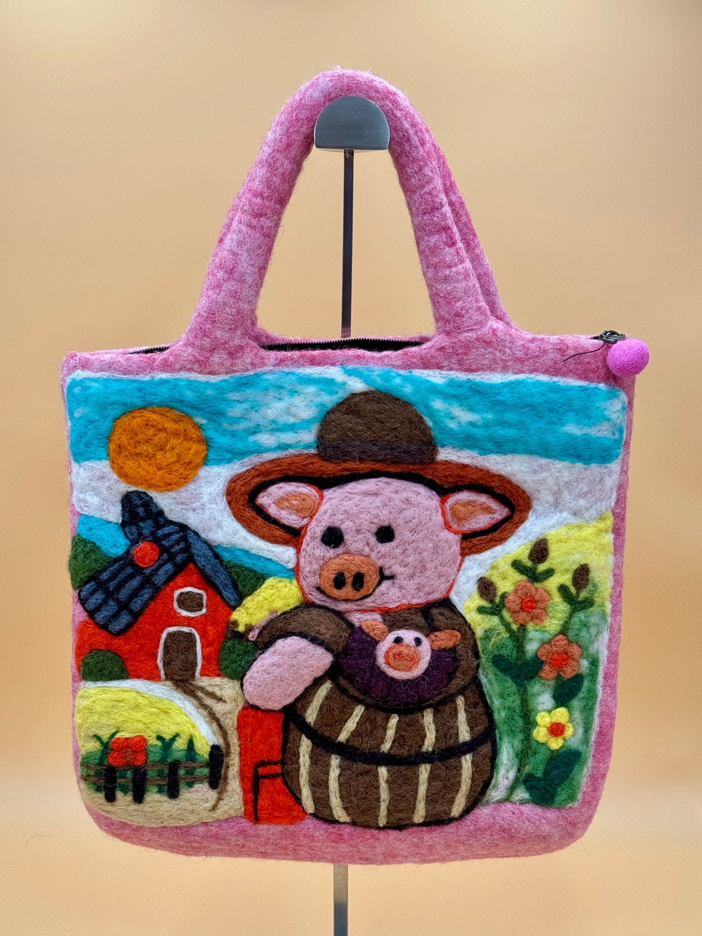 Handtasche Size L Large Bag Schwein - urbanchameleonberlin