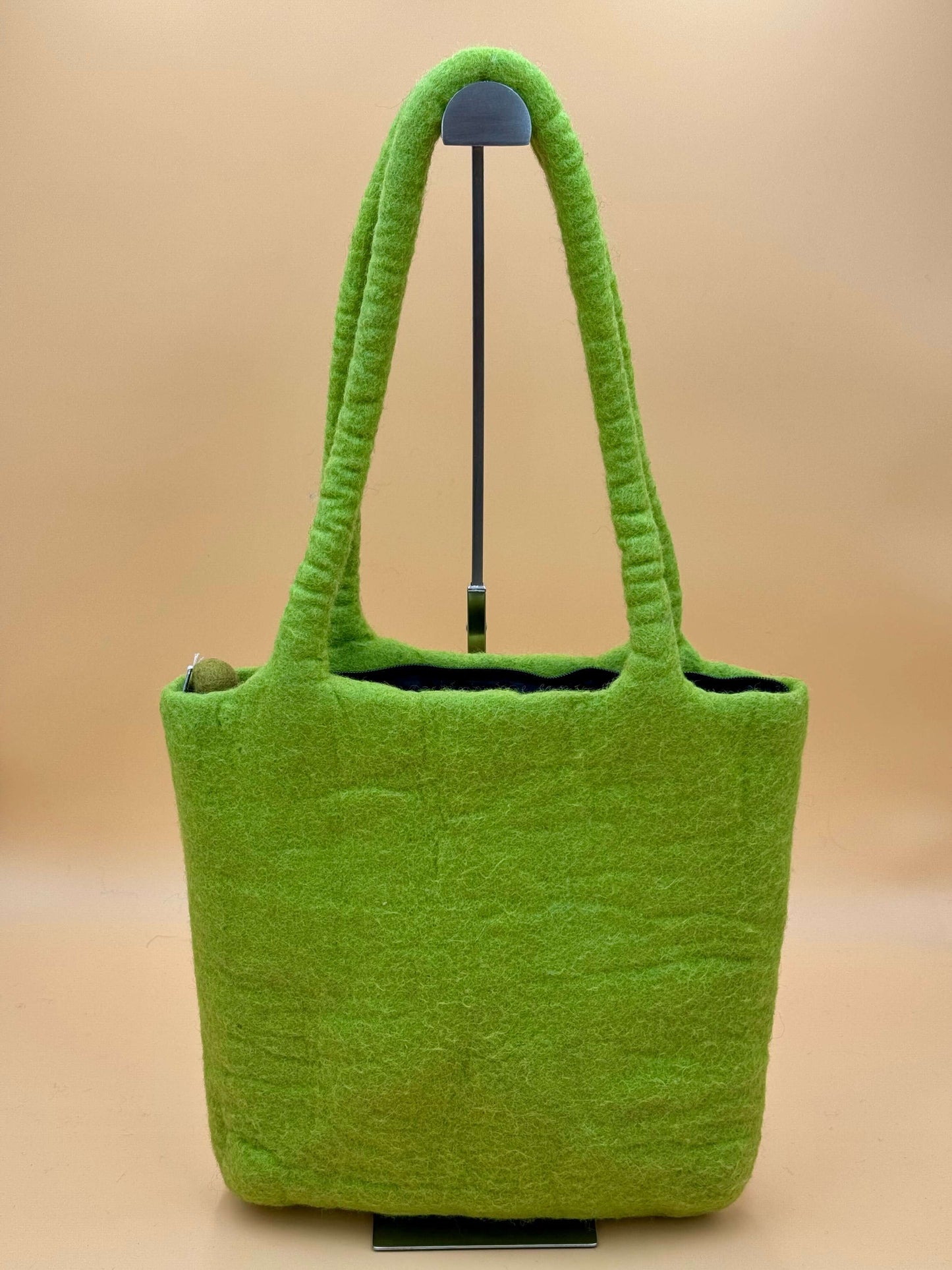 Schultertasche Filztasche Size L Shopper Katze - urbanchameleonberlin