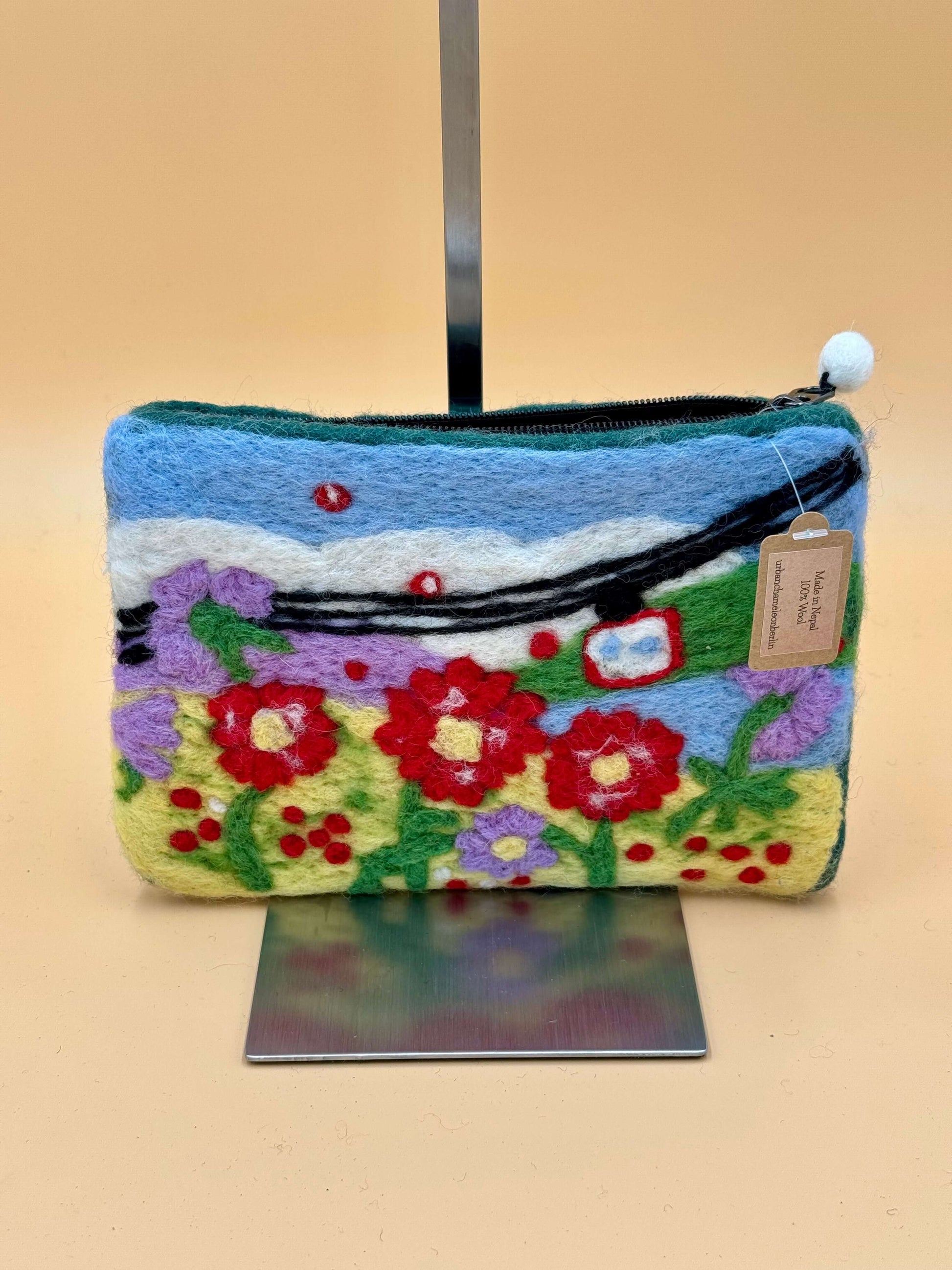 Geldbörse Filztasche Size L Touch Seilbahn - urbanchameleonberlin
