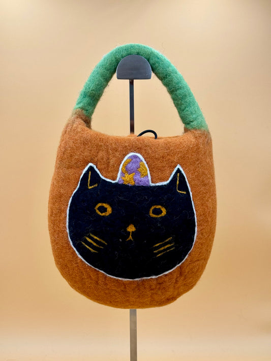 Handtasche Size S Bucket Bag Katze - urbanchameleonberlin